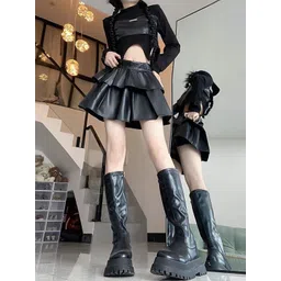 StyleCast x Revolte Women Flared Mini Skirts-picture-12