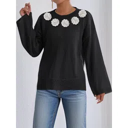 StyleCast x Revolte Women Floral Applique Applique Pullover-picture-17