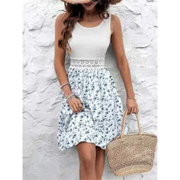 StyleCast x Revolte Women Floral Printed A-Line Dress-picture-26