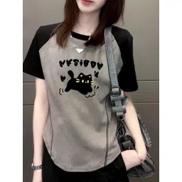 StyleCast x Revolte Women Graphic Printed Cotton T-shirt-picture-18