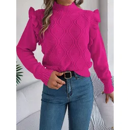 StyleCast x Revolte Women High Neck Pullover Sweaters-picture-10