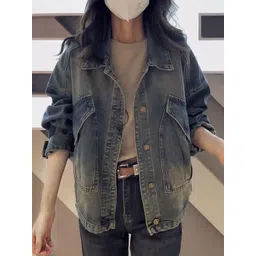 StyleCast x Revolte Women Longline Outdoor Denim Jacket-picture-29