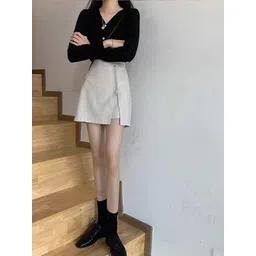 StyleCast x Revolte Women Mini Straight Skirt-picture-37