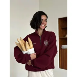 StyleCast x Revolte Women Mock Collar Sweatshirt-picture-23