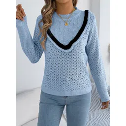 StyleCast x Revolte Women Open Knit Long Sleeves Pullover-picture-32