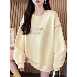 StyleCast x Revolte Women Printed Cotton Round Neck Long Sleeves Sweatshirt-picture-37