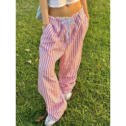 StyleCast x Revolte Women Printed Loose Fit Easy Wash Pleated Trousers-picture-37