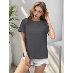 StyleCast x Revolte Women Raw Edge T-shirt-picture-34