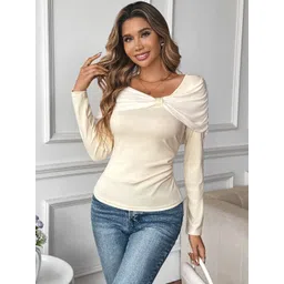 StyleCast x Revolte Women Round Neck Long Sleeves Top-picture-28