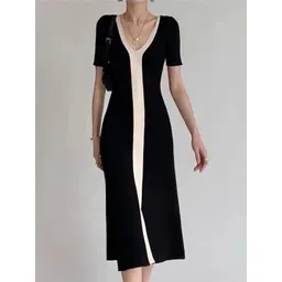 StyleCast x Revolte women solid A-Line Midi Dress-picture-34