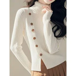 StyleCast x Revolte Women Striped High Neck Pullover-picture-37