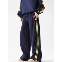 StyleCast x Revolte Women Striped Mid-Rise Easy Wash Loose Fit Trouser-picture-14