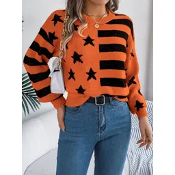 StyleCast x Revolte Women Striped Round Neck Pullover-picture-33