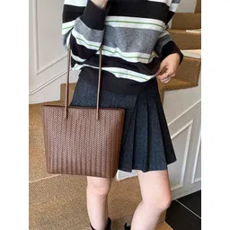 StyleCast x Revolte Women Textured Shopper Tote Bag-picture-14