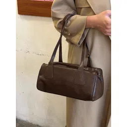 StyleCast x Revolte Women Textured Structured Shoulder Bag-image-33