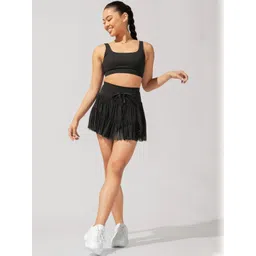 StyleCast x Revolte Women Tiered Mini Flared Skirts-picture-19