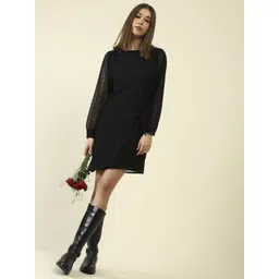 StyleCast X SERA Layered Chiffon Fit & Flare Mini Dress-picture-30