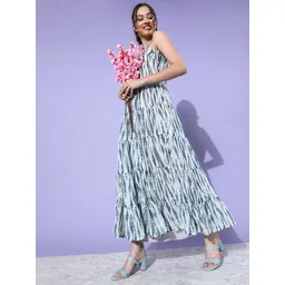 StyleCast X SERA Women Print Chiffon Fit - Flare Maxi Dress image 5