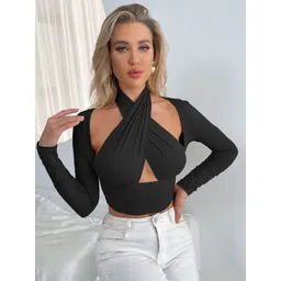 Stylecast X Slyck Halter Neck Styled Back Top-picture-12