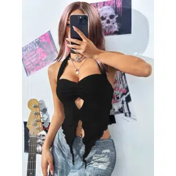 Stylecast X Slyck Halter Neck Styled Back Top-picture-10