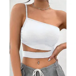 Stylecast X Slyck One Shoulder Crop Top-picture-19