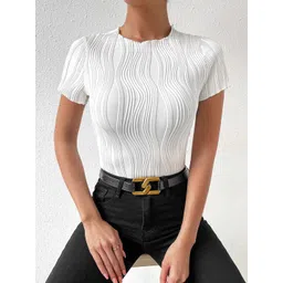 Stylecast X Slyck Pattern Round Neck Top-picture-23