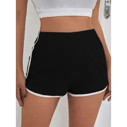 Stylecast X Slyck Solid Pattern High-Rise Slip-On Shorts-picture-24