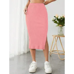 Stylecast X Slyck Women Solid A-Line Midi Skirt-picture-16