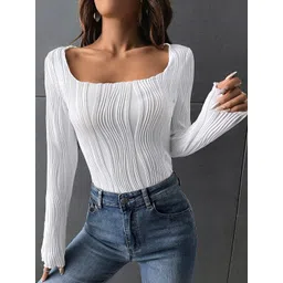 Stylecast X Slyck Women Square Neck Fitted Top-picture-28