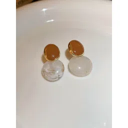 styledose Artificial Stones Studded Classic Drop Earrings-picture-20