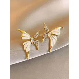 styledose Rhinestone Studded Butterfly Shaped Studs-picture-15