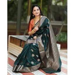 styleelite Women Printed Saree with Contrast Border-picture-37