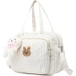 STYLEHEAVEN Diaper Bag Handbag Reusable Large Capacity Spacious Mummy Makeup Bag Handbag White|Baby|Strollers & Accessories|Stroller Accessories|Organizers & Nets-picture-14