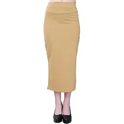 Styleher Women's Saree Shapewear Petticoat with Drawstring and Elastic Waist Slim Fit Comfortable Stretchable Fabric-picture-29