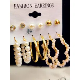 stylekraft Adornity Women White Earrings-picture-19