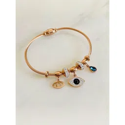 STYLEKRAFT Stainless Steel Brass-Plated Bracelet-picture-22