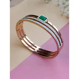 STYLEKRAFT Stainless Steel Brass-Plated Bracelet-picture-22