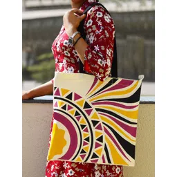 StyleMyWay Printed Shopper Tote Bag-picture-19