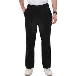 STYLES CULTURE Men Relaxed Loose Fit Pleated Trousers-picture-15