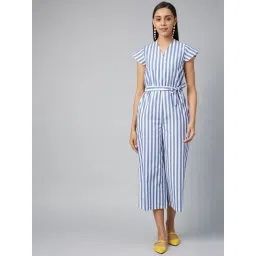 StyleStone Blue & White Striped Jumpsuit-picture-41