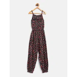 StyleStone Girls Black & Red Printed Basic Jumpsuit-picture-46