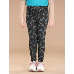 StyleStone Girls Black Printed Jeggings-picture-28