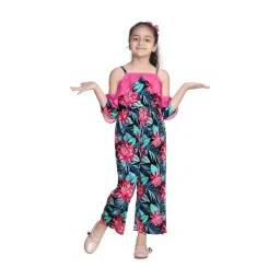 StyleStone Kids Multicolor Floral Print Jumpsuit-picture-27