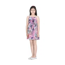 StyleStone Kids Multicolor Printed Dress-picture-36