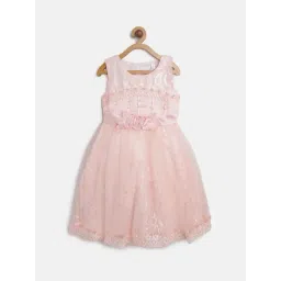 Stylestone Kids Peach Embellished Dress-picture-28