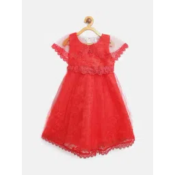 Stylestone Kids Red Lace Dress-picture-33