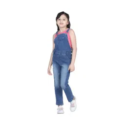 StyleStone Kids Washed Blue Dungaree-picture-32