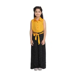 StyleStone Kids Yellow Printed Jumpsuit-picture-28