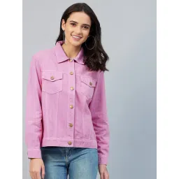 StyleStone Light Pink Regular Fit Jacket-picture-37