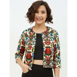 StyleStone Multicolor Printed Crop Shrug-picture-25